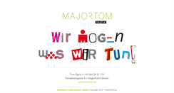 Desktop Screenshot of majortom.at